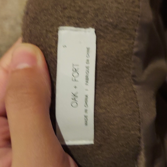 Oak & Fort Brown Skirt - Picture 2 of 3